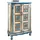 OTTO home Highboard 80 x 120 x 40 cm Antik Blau / Creme