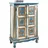OTTO home Highboard 80 x 120 x 40 cm Antik Blau / Creme