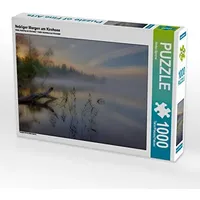 Calvendo Nebliger Morgen am Kirchsee 1000 Teile Puzzle quer