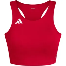 adidas Adizero Essentials Crop Top Team Power Red L
