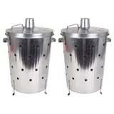 Buri Feuerschale Ø 75 cm Silber