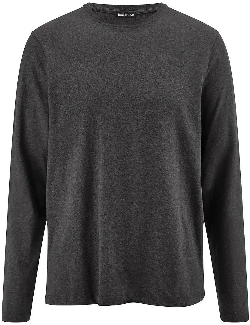 Longsleeve Rundhals-Ausschnitt Louis Sayn grau, 58