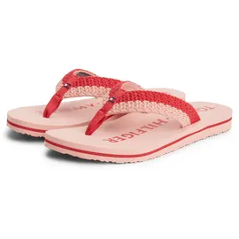 Tommy Hilfiger TH Crochet Summer Sandal Ornamental Red/Porcelain Pink 39
