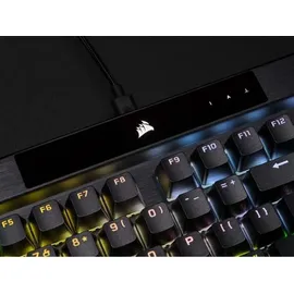 Corsair K70 RGB PRO Mechanical Gaming Keyboard, Backlit RGB LED, Cherry MX Red Keyswitches, Schwarz