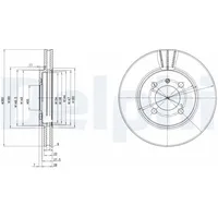 Delphi Bremsscheibe BG2347
