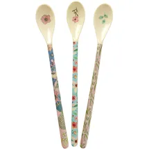 Rice Latte Melaminlöffel Löffel Flower Blumen Print 6er Set