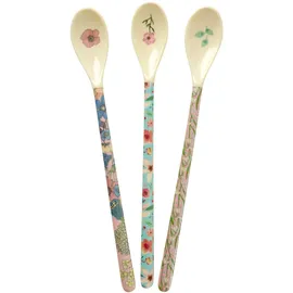Rice Latte Melaminlöffel Löffel Flower Blumen Print 6er Set