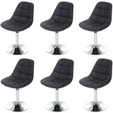 MCW Esszimmerstuhl A60 6er-Set Kunstleder Braun