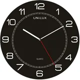 Unilux Wanduhr Mega schwarz