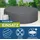 BESTWAY LAY-Z-SPA Xtras EnergySense Plus Thermo-Komplettabdeckung Ø 236 x 71 cm, rund