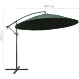 vidaXL Ampelschirm Ø 300 cm Grün