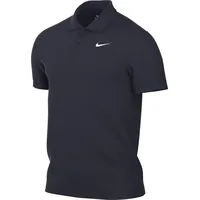 Nike Court Dri-FIT Tennis-Poloshirt Herren Obsidian/White S