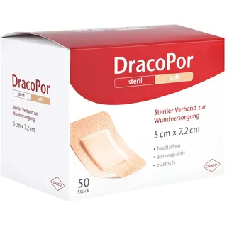 Dr. Ausbüttel & Co. GmbH DRACOPOR Wundverband 5x7,2 cm steril hautfarben