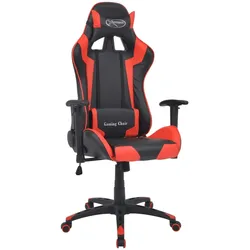 vidaXL Bürostuhl Gaming-Stuhl Neigbar Kunstleder Rot