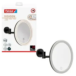 tesa Kosmetikspiegel beleuchtet VISIOON LED schwarz