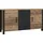 Home Affaire Sideboard "Olin WM", schwarz (appenzeller fichte, appenzeller fichte, schwarz supermatt), B:147cm H:79cm T:43cm, Sideboards, Sideboard