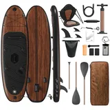 HOMALL Inflatable SUP-Board Aufblasbares Stand Up Paddle Board mit Halter, Sitz und Fußband, 320cm SUP-Board Set mit Action-Cam Halterung, Bis 130kg