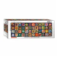 Eurographics 6010-5443 - Farbquadrat-Collage, Kandinsky, Panorama Puzzle - 1000 Teile