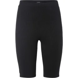 bonprix High-Waist-Radler aus Rippjersey, schwarz, 36/38 (S), Viskose