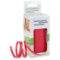 Präsent Geschenkband COTTONFIELD matt rot 5,0 mm x 100,0 m