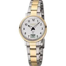 REGENT Metall Damen Uhr FR-258 Analog-Digital Armbanduhr gold Funkuhr D2URFR258 - Gold