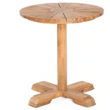 SonnenPartner Tisch Solis rund Ø 70 cm Teakholz Old Teak natur So nnenPartner