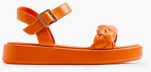 Sandalette - Damen - orange