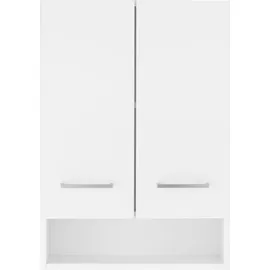 WELLTIME Hängeschrank "Ribera", weiß (weiß, weiß), B:50cm H:71cm T:20cm, MDF, Schränke, Hängeschrank