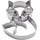 RBV Birkmann Birkmann 1010696110 Ausstechform Fuchs Fero, Kunststoff, Grau, 5 x 3 x 2 cm...