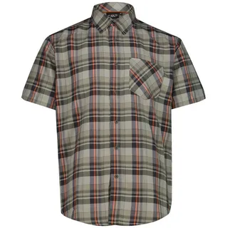CMP MAN Shirt sage-antracite-ruggine (59ZT) 58
