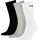 Puma Unisex Sportsocken 3er Pack Weiß/Grau/Schwarz 39-42