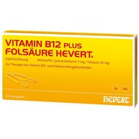 Hevert-Arzneimittel Vitamin B12 plus Folsäure Ampullen