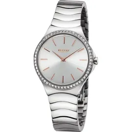 REGENT Damen Armbanduhr Analog silber UR2252811
