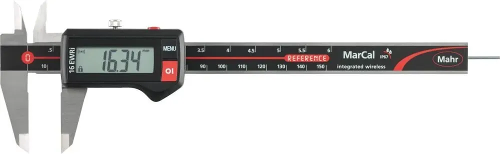 MAHR Digital-Taschenmessschieber IP67 D8mit integriertem Funksystem