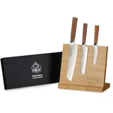 Ernst Siebeneicher-Hellwig PUMA IP set of 3: Chefmesser set mit Magnet-Messerhalter | Gr.: onesize