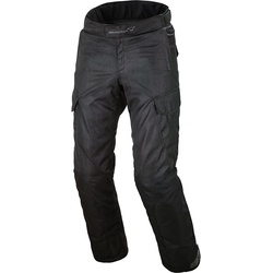 Macna Club-E wasserdichte Motorrad Textilhose, schwarz, Größe M für Frauen