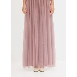 bonprix Abendkleid Tüll Pailletten Rosa 40
