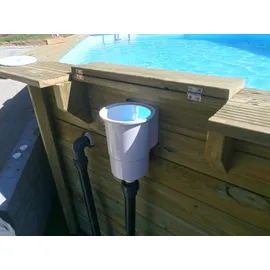 Gre Safran 2 oval 620 x 395 x 136 cm inkl. Leiter, Sandfilteranlage, Einlaufdüse