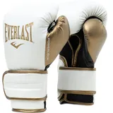 EVERLAST Powerlock 2r Kunstleder-boxhandschuhe - White – Gold - 16 oz