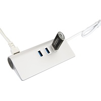 Exsys EX-1132-N - USB Hub, Silber