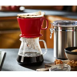 Tchibo - Kaffee Handfilter Gr. 2 - rot