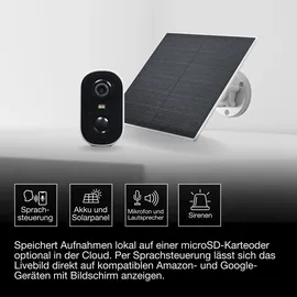 Osram SMART+ WIFI OUTDCAMERA BATTERY SOLAR Weiß