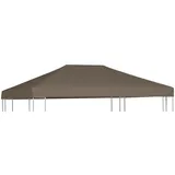 GuyAna Pavillondach 310 g/m2 3x4 m Taupe Pavillon Wasserdicht Stabil Winterfest Ersatzdach Pavillon