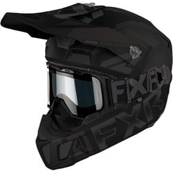 FXR Clutch Cold Stop QRS 2023 Snowmobil Helm, schwarz, Größe XS für Männer