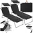 Tectake Gartenliegen 2 St.