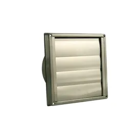 Marley Lüftungsgitter 183 x 183 mm Ø 125 mm Rückstauklappe