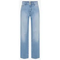 Brax Damen Five-Pocket-Hose Style MAINE USED LIGHT BLUE, denim