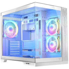 MODECOM VOLCNO Panorama Apex ARGB 3F MIDI WEISSES Gehäuse,