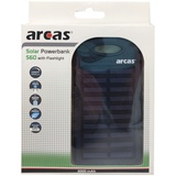 Arcas Solar-Powerbank S60 mit 6000mAh Taschenlampenfunktion LED