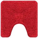 vidaXL Badezimmermatte U-Form Rot 50x50 cm Polypropylen Rutschfest